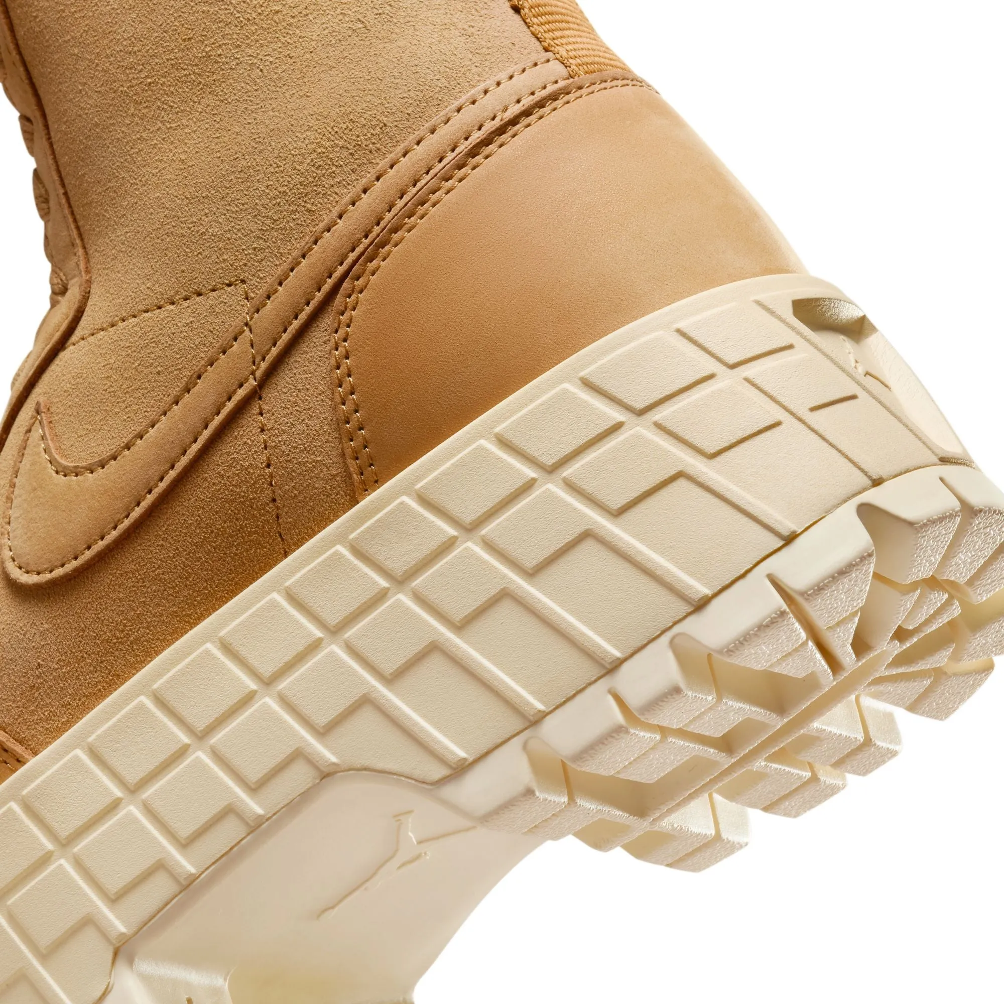 WOMEN AIR JORDAN 1 BROOKLYN WHEAT/MUSLINWHEAT