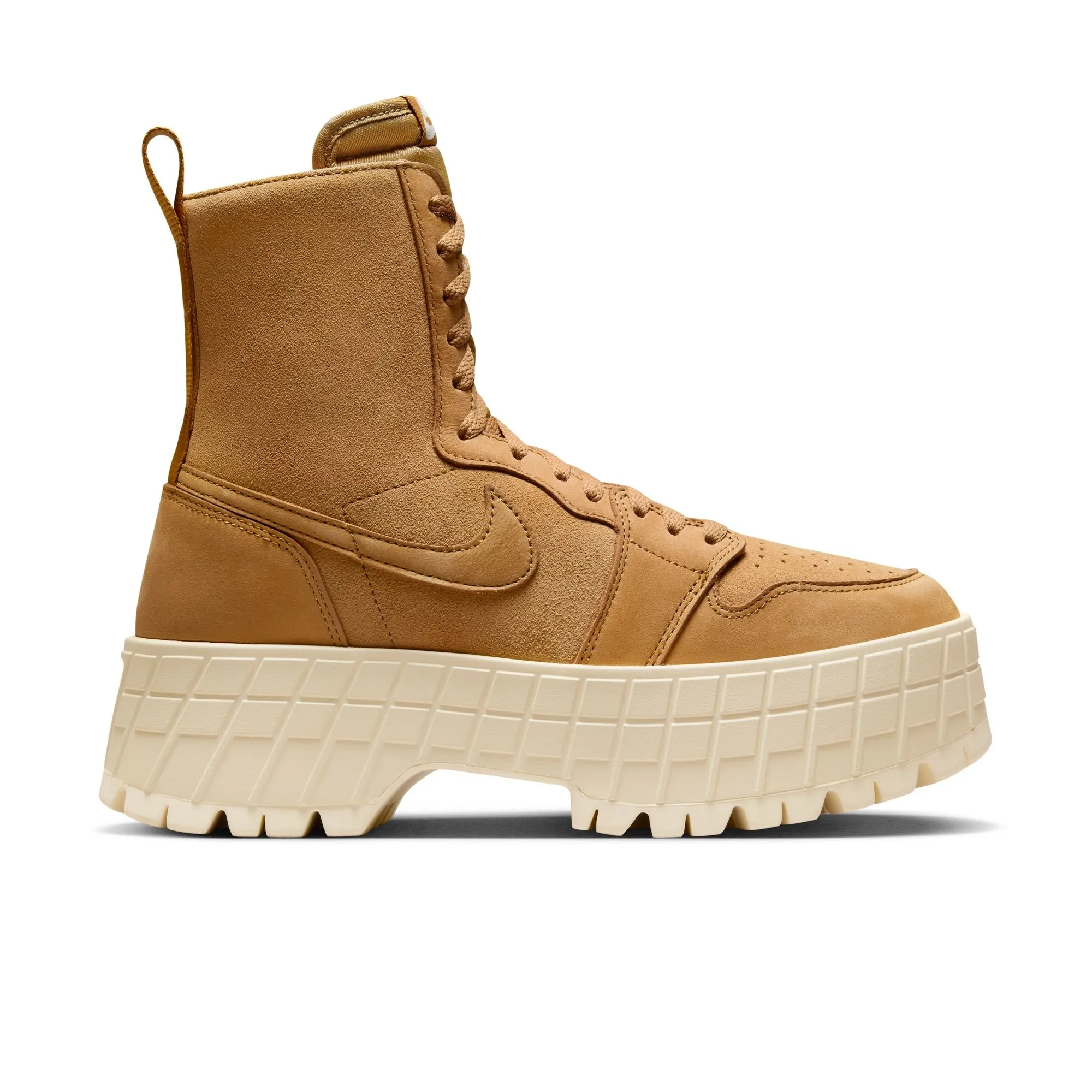 WOMEN AIR JORDAN 1 BROOKLYN WHEAT/MUSLINWHEAT