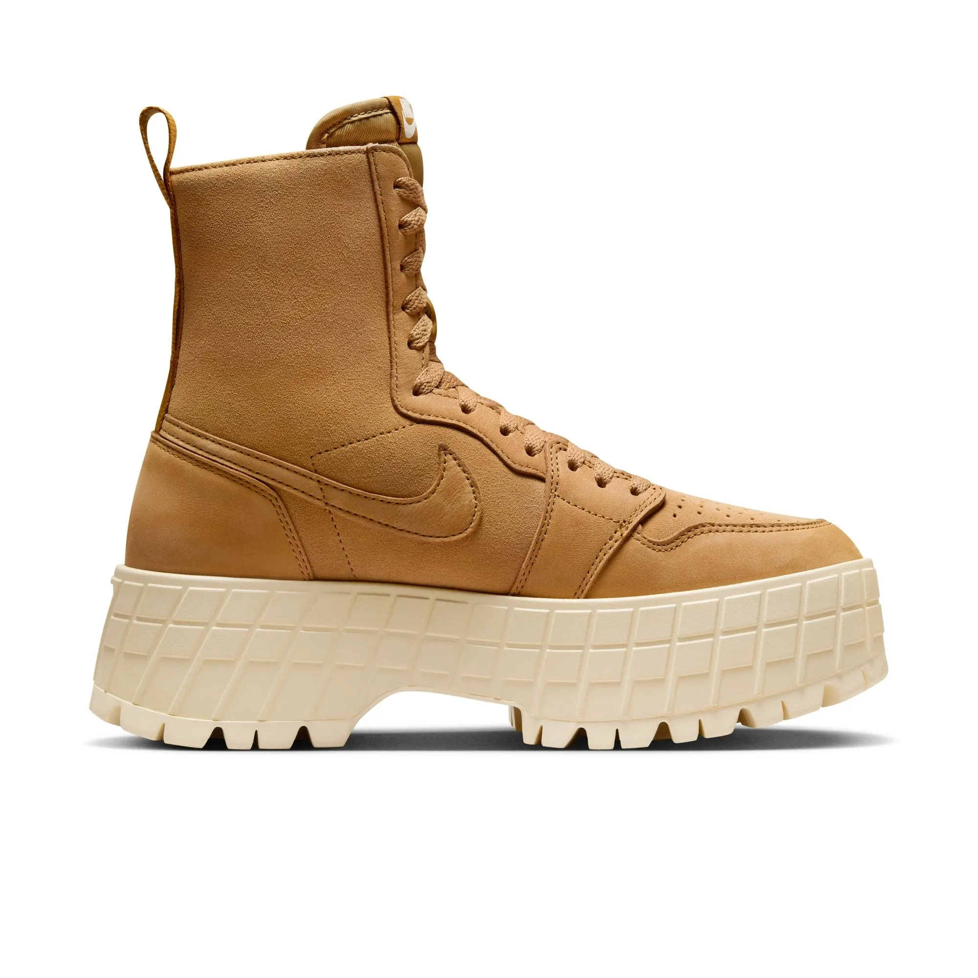 WOMEN AIR JORDAN 1 BROOKLYN WHEAT/MUSLINWHEAT