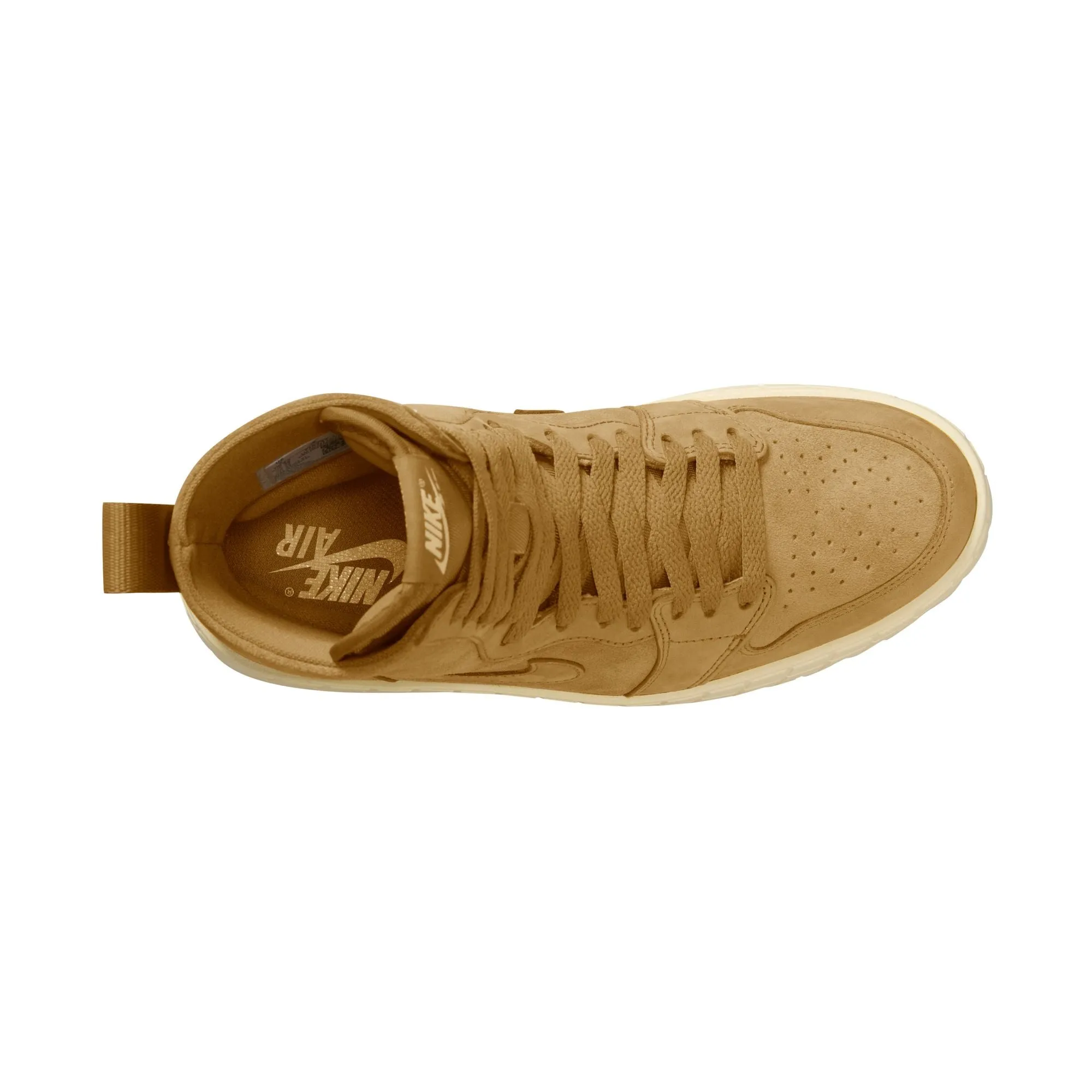 WOMEN AIR JORDAN 1 BROOKLYN WHEAT/MUSLINWHEAT