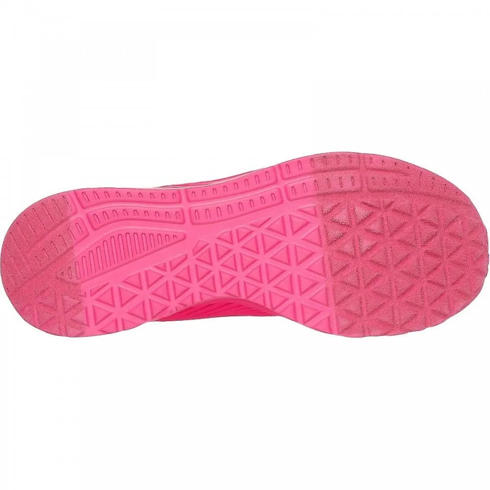 WOMEN'S SKECHERS UNO LITE  LIGHTER ONE | HOT PINK | WOMENS LACE UP TRAINERS