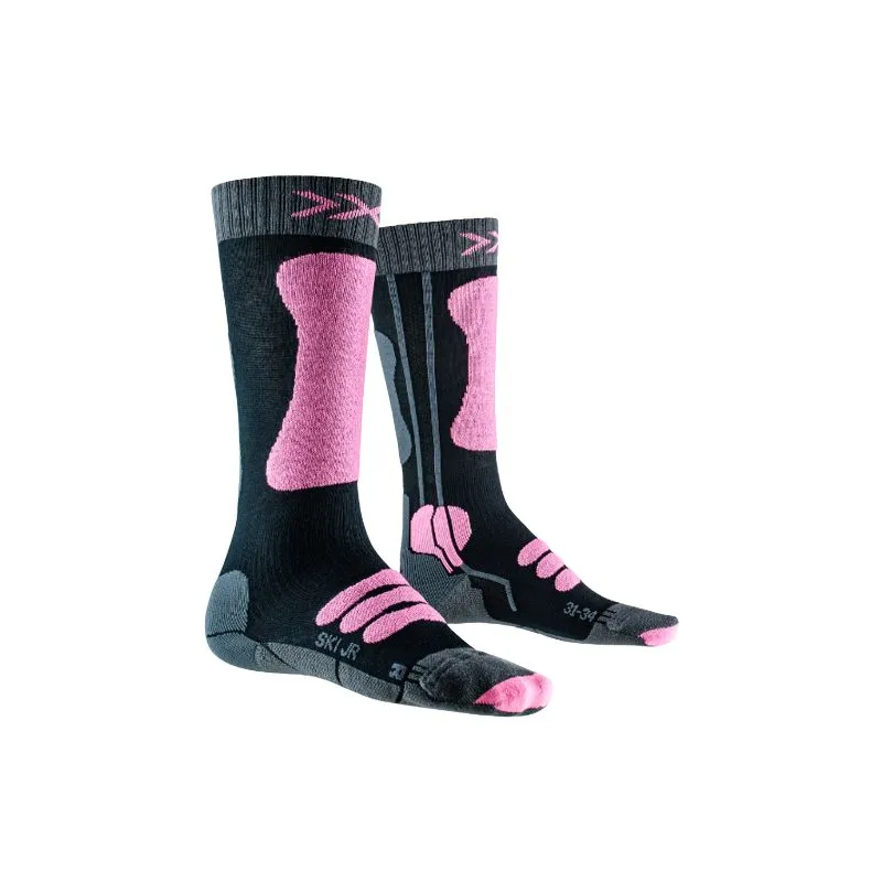 XSOCKS SKI JR 4.0 (ANTRACITA/MEL MAGNOLIA) CALCETINES ESQUí NIñO