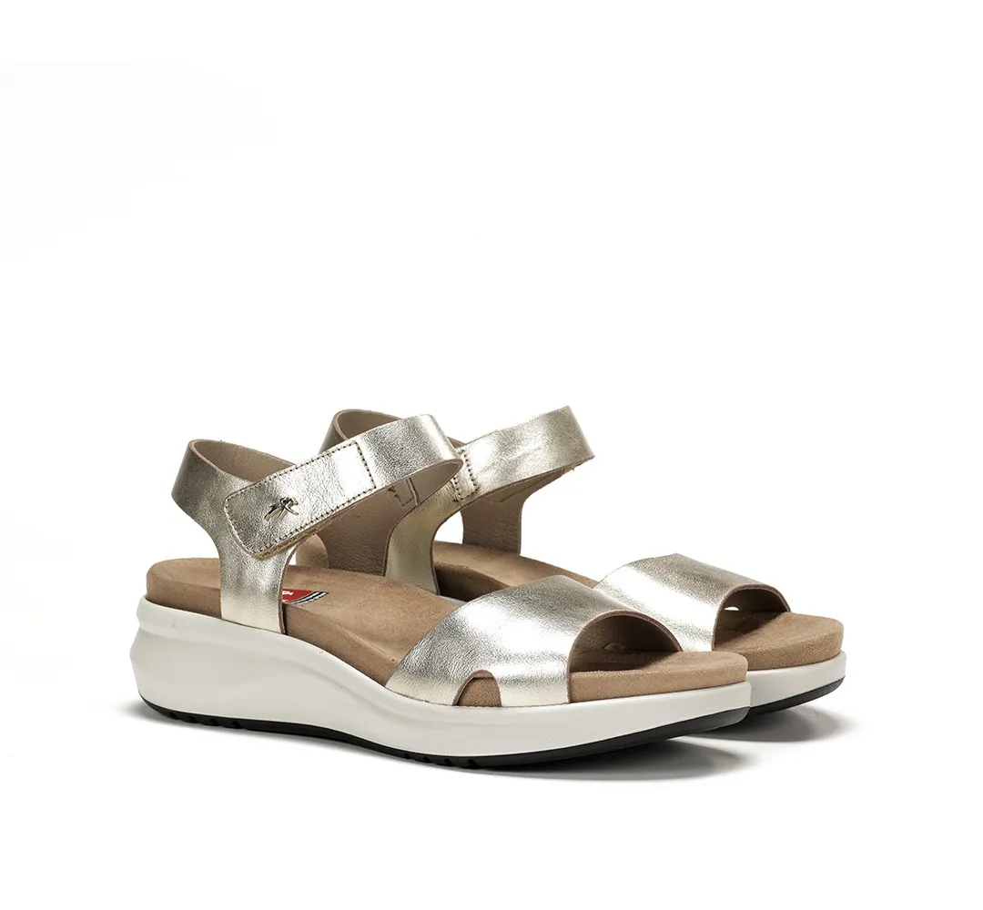YAGON F1475 Sandalia Dorada
