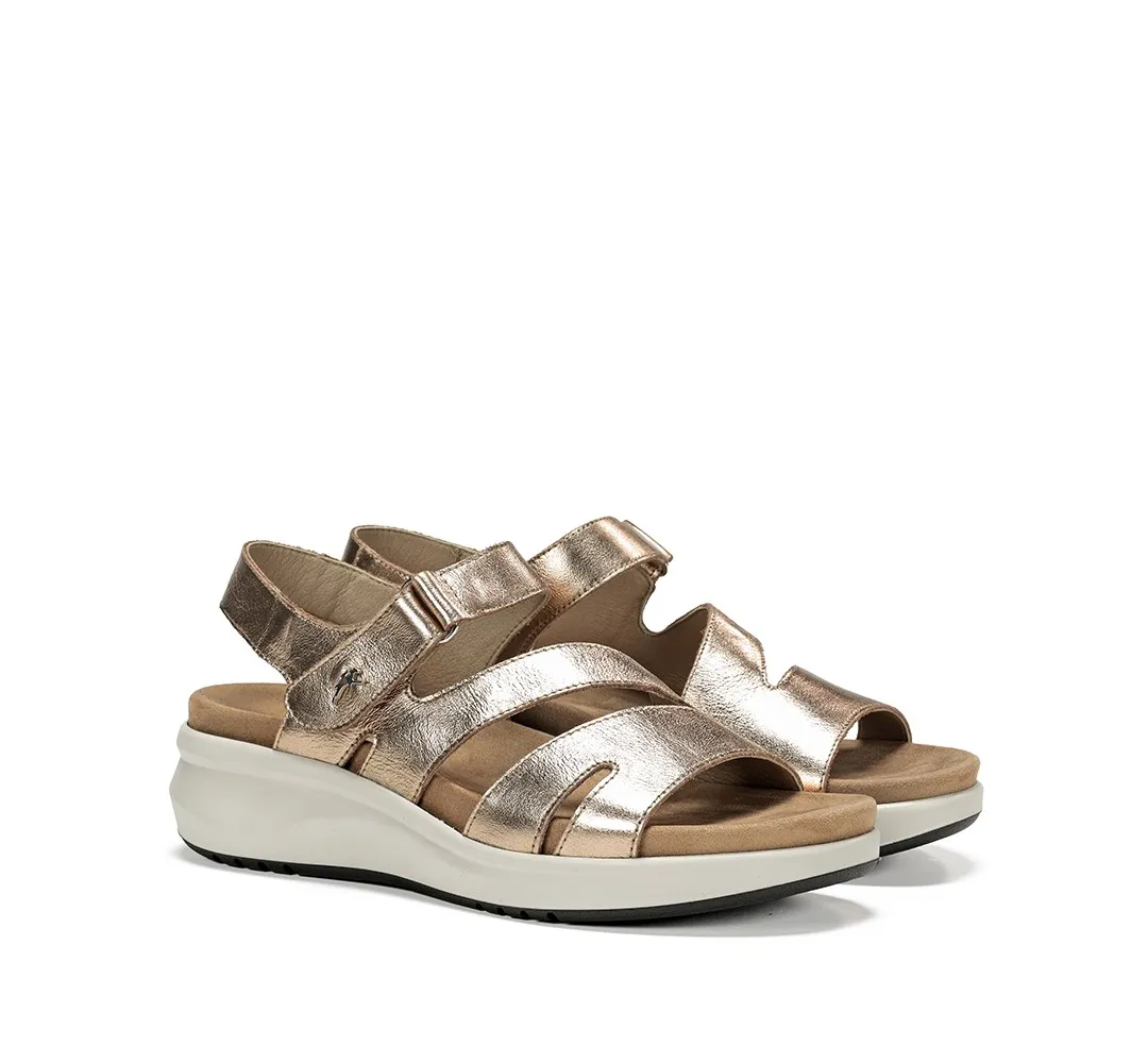 YAGON F1478 Sandalia Dorada