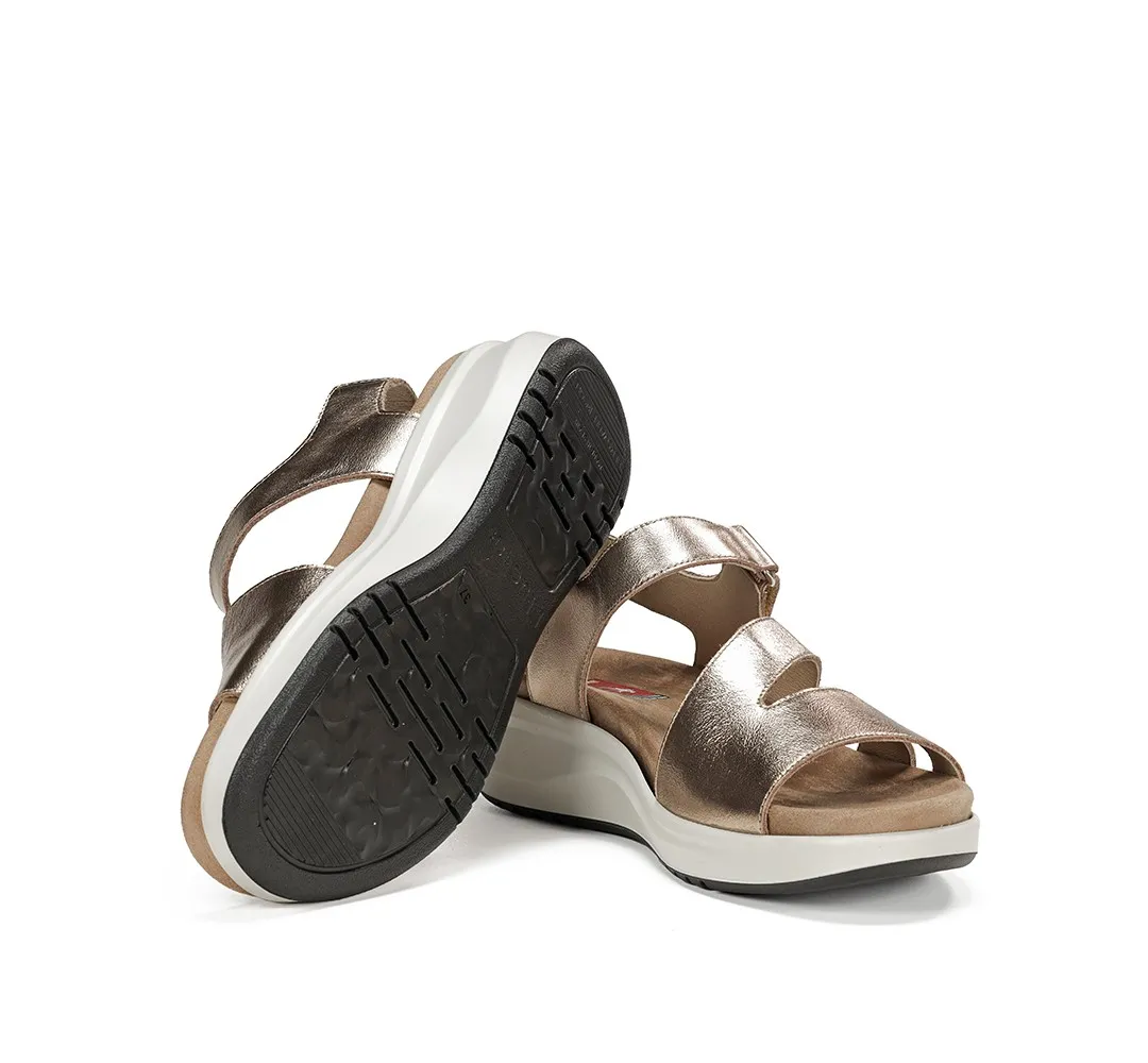 YAGON F1478 Sandalia Dorada