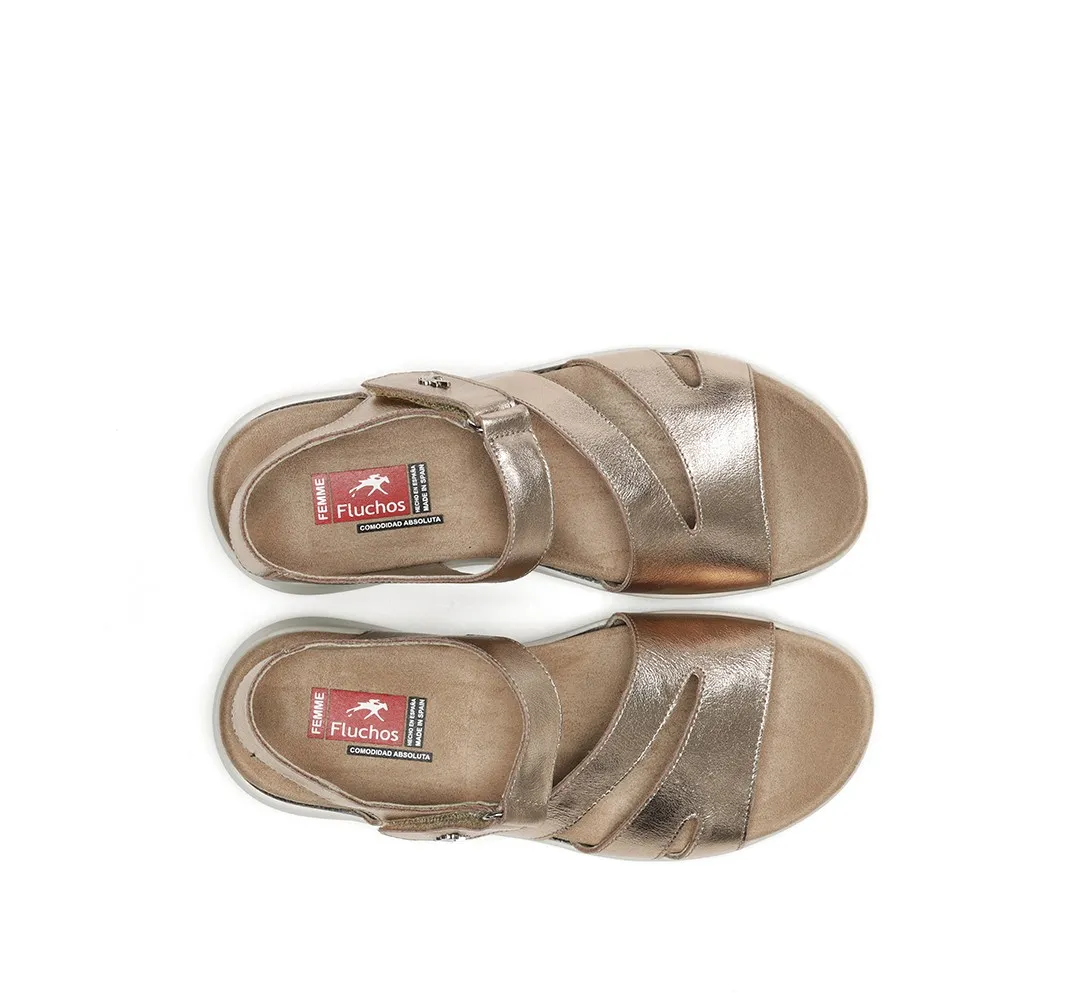 YAGON F1478 Sandalia Dorada