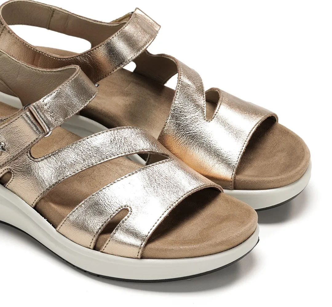YAGON F1478 Sandalia Dorada
