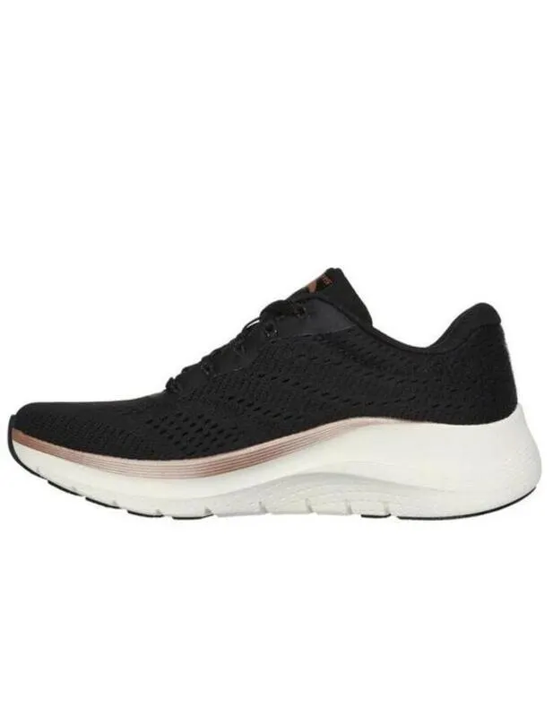 ZAPATILLA SKECHERS ARCH FIT 2.0GLOW THE DISTANCE EN NEGRO