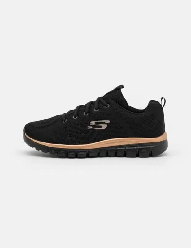 ZAPATILLA SKECHERS GRACEFULGET CONNECTED EN NEGRO MUJER