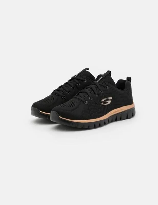 ZAPATILLA SKECHERS GRACEFULGET CONNECTED EN NEGRO MUJER