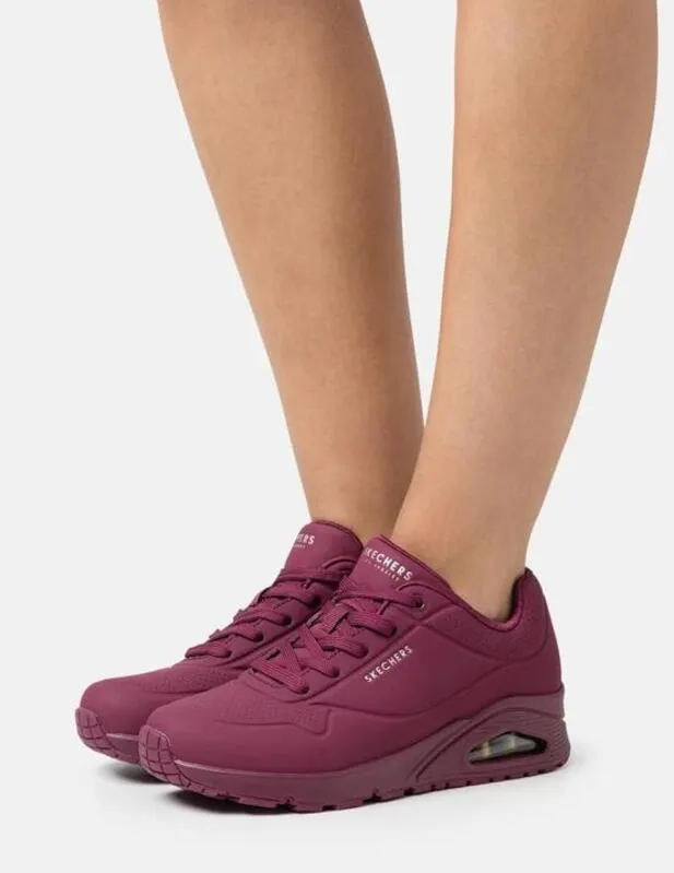 ZAPATILLA SKECHERS UNOSTAND ON AIR EN GRANATE PARA MUJER