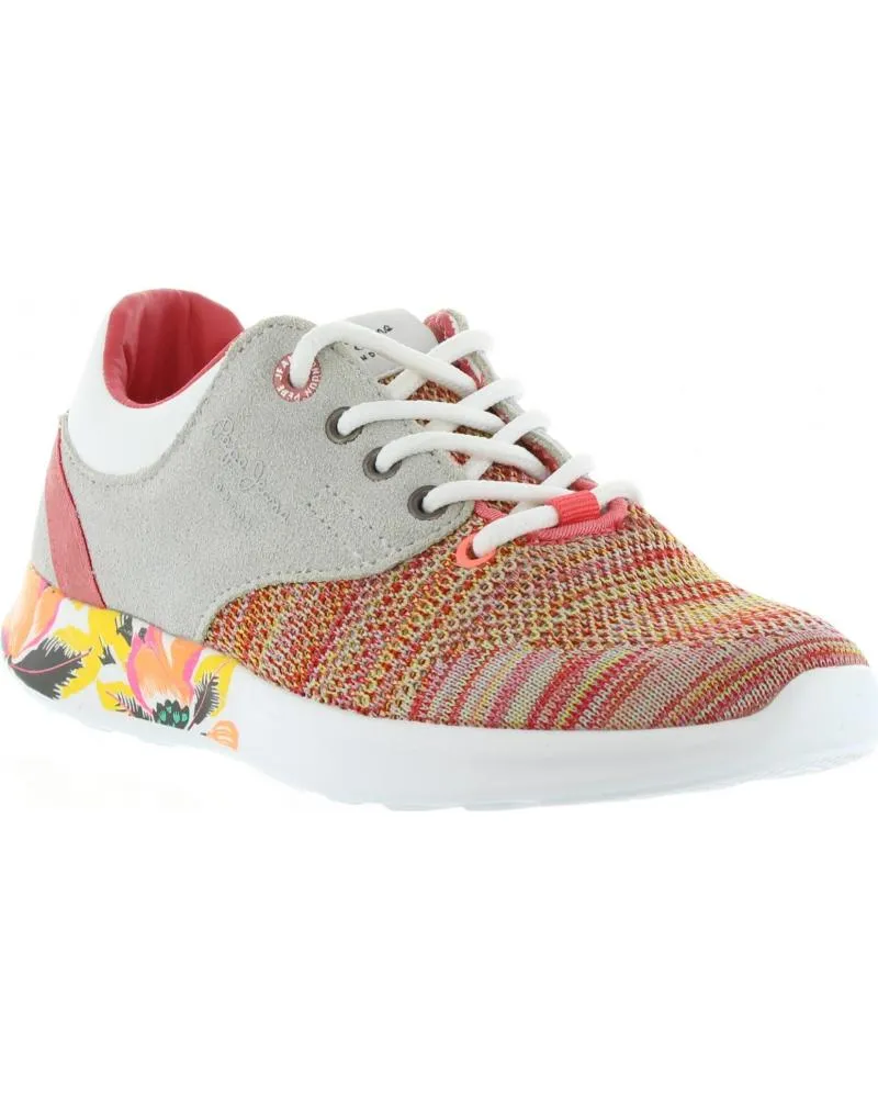 Zapatillas deporte de Mujer y Niña PEPE JEANS PGS30291 AMANDA 169 LIGHT CORAL