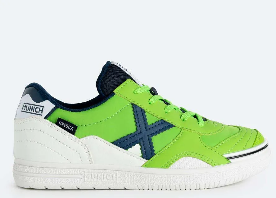 Zapatillas Fútbol Sala Munich Gresca 310 Jr Verde