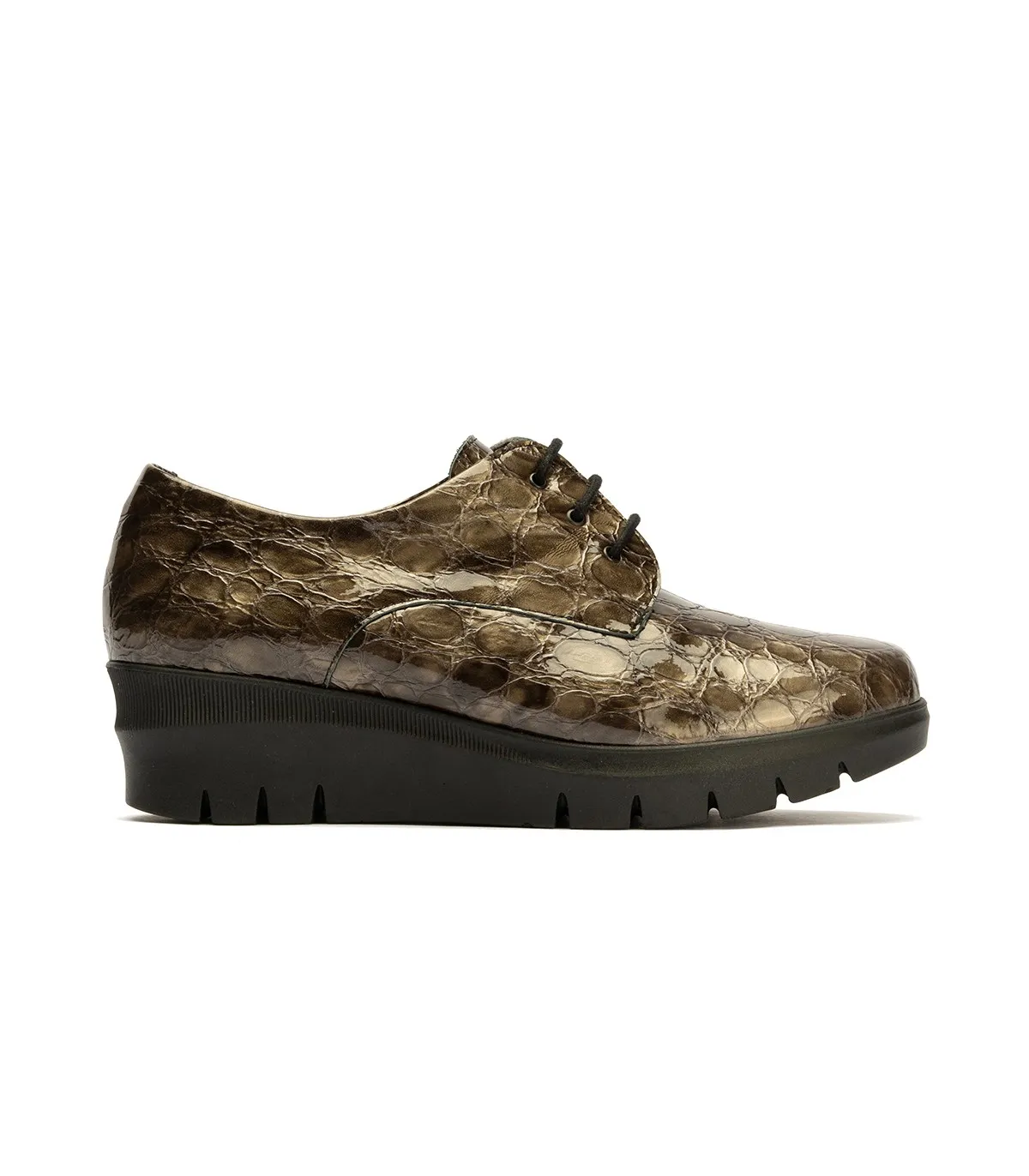 Zapatos de cordones con plataforma
