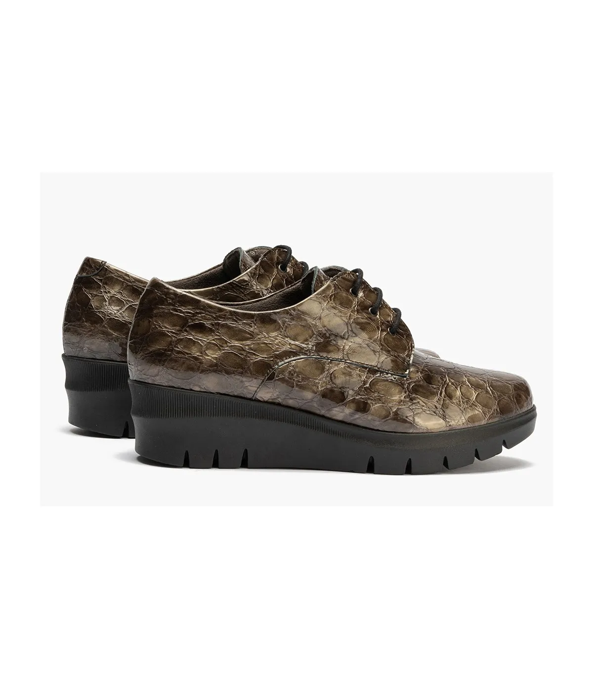 Zapatos de cordones con plataforma