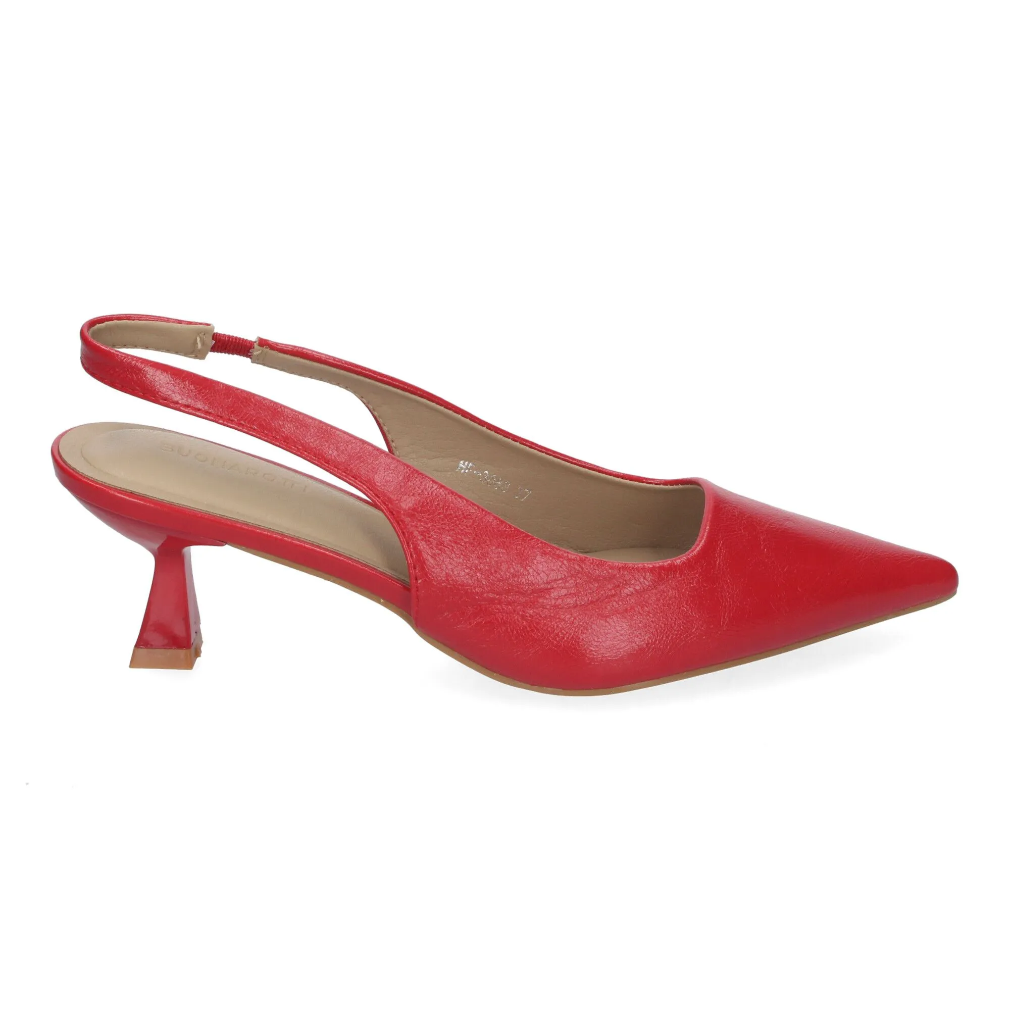ZAPATOS DE TACóN BAJO PARA VESTIR Y FIESTA MUJER COLOR ROJO HF3083