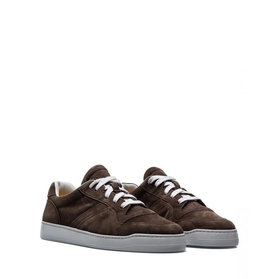 Zapatos Hombres Sneakers DOUCAL'S IM06 Wash Caffe Marron