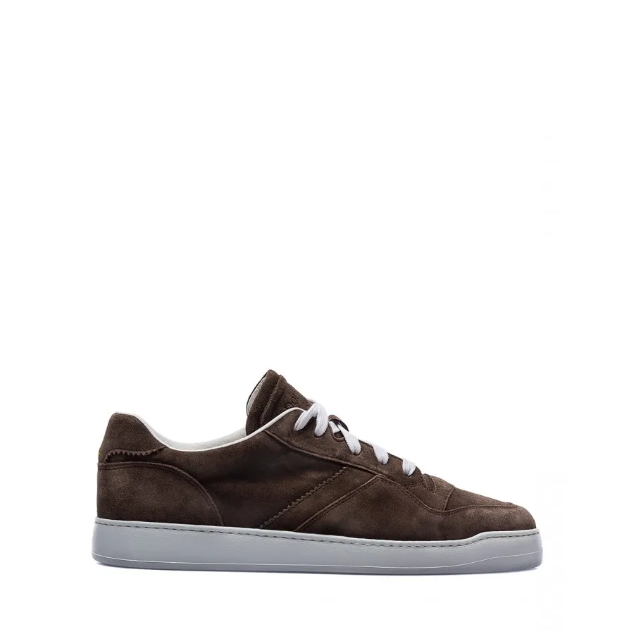Zapatos Hombres Sneakers DOUCAL'S IM06 Wash Caffe Marron