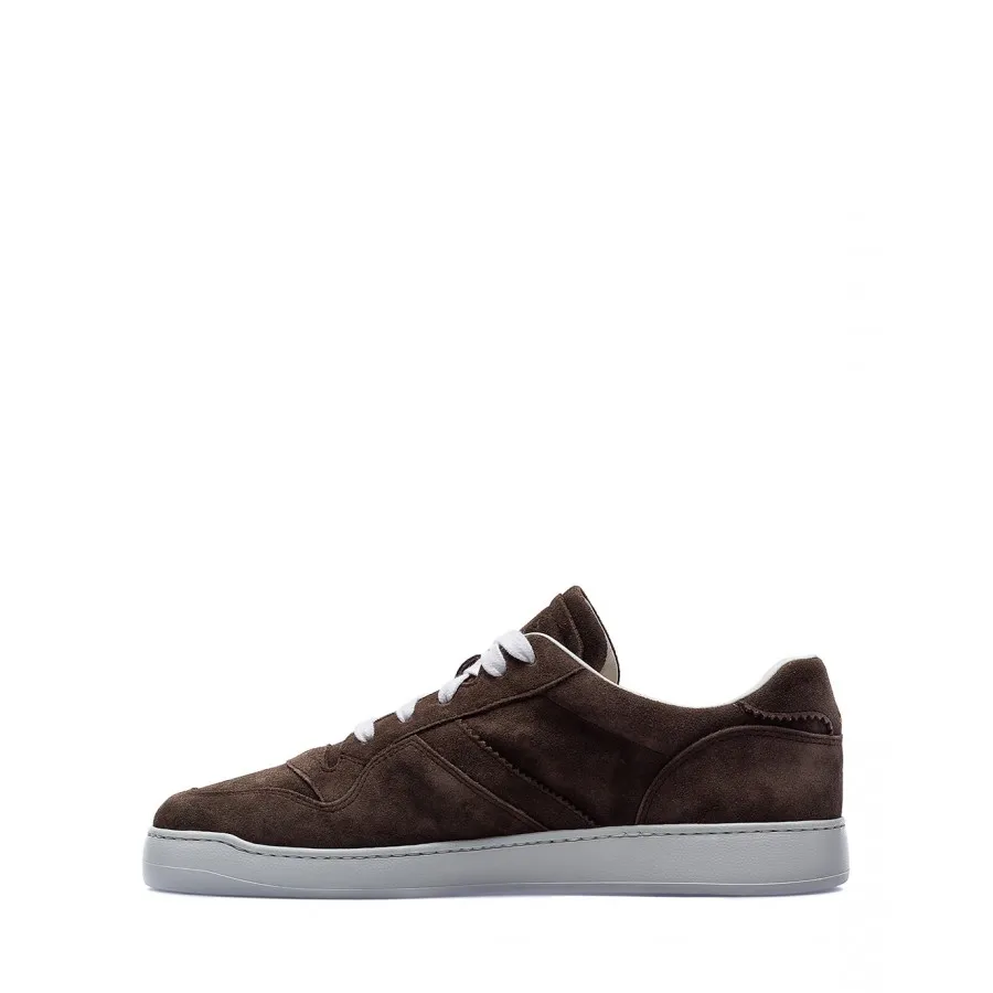 Zapatos Hombres Sneakers DOUCAL'S IM06 Wash Caffe Marron