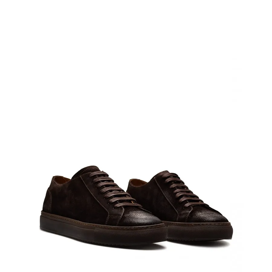 Zapatos Hombres Sneakers DOUCAL'S RM00 Oil TMoro Marron