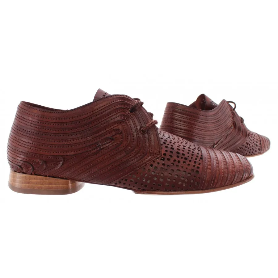 Zapatos Mujeres iXOS Pasolini Cuero Real Marron Made In Italy