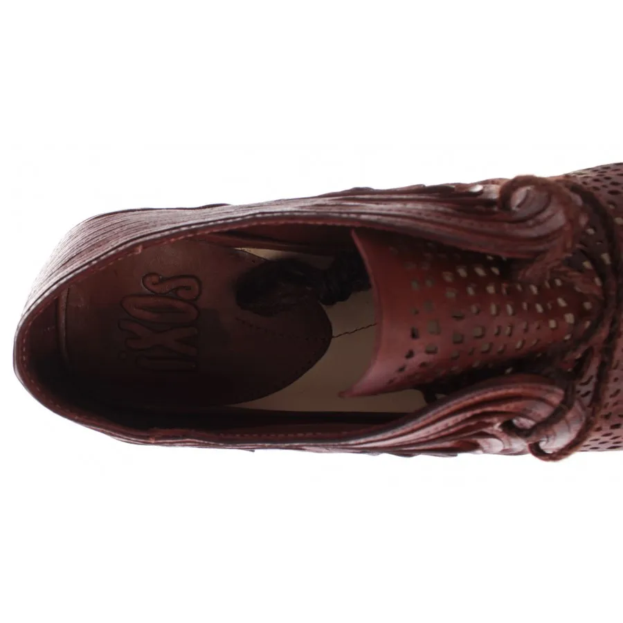 Zapatos Mujeres iXOS Pasolini Cuero Real Marron Made In Italy