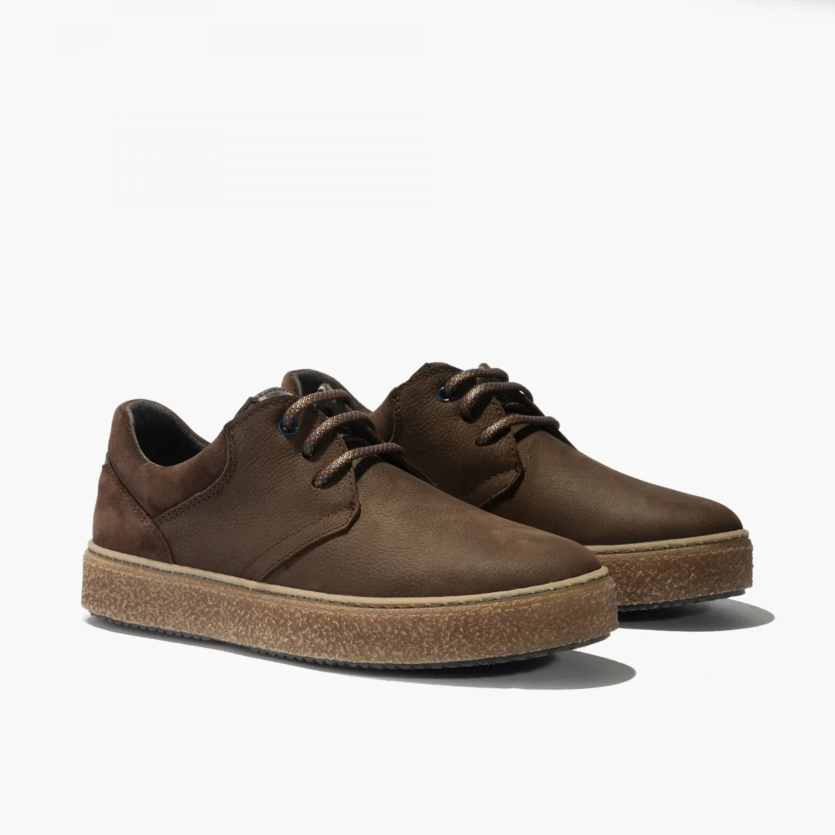 Zapatos Pitillos Blucher de Hombre Nobuk marrón 4910