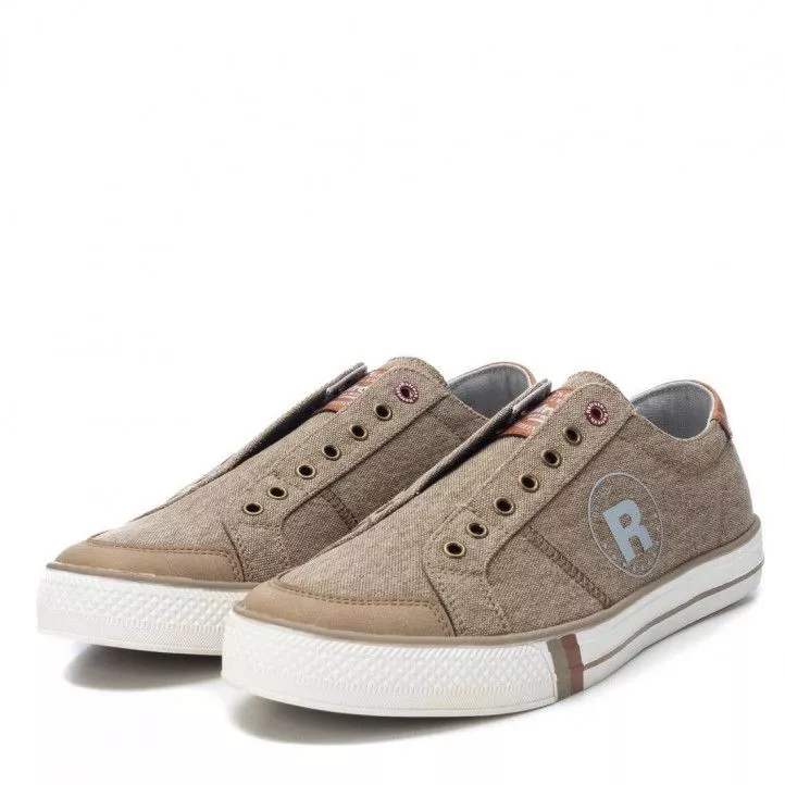 Zapatos sport Refresh sin cordones beige