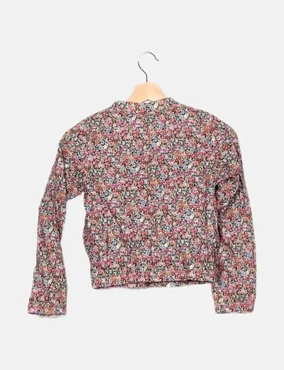 Zara Chaqueta bomber floral